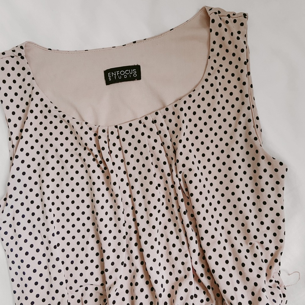 Enfocus studio || polka dot maxi dress